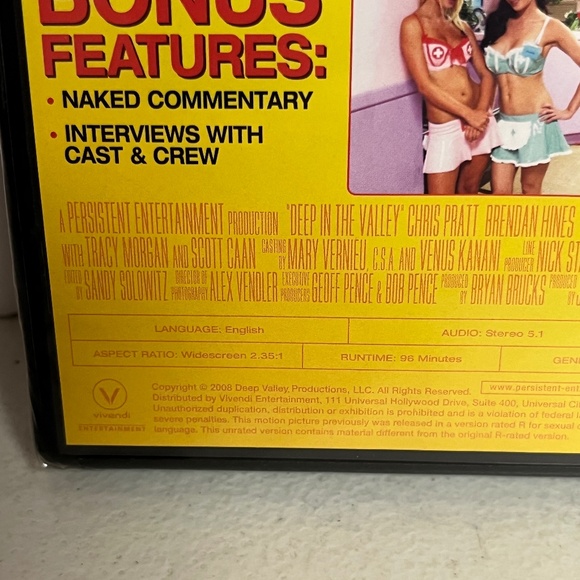 Deep In The Valley DVD Unrated Heather Locklear Chris Pratt Denise Richards - Picture 4 of 10